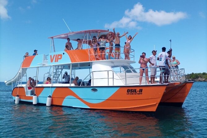 VIP Fascinating Boat Ride & Snorkeling at Sosua Bay - Setting out on the party boat