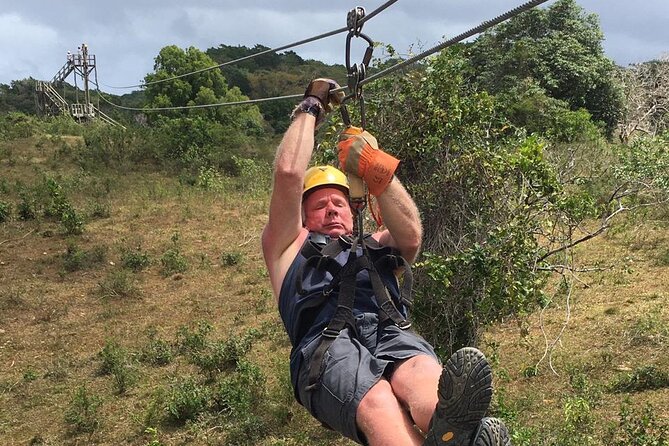Zip line with 7 waterfall - Sliding and jumping from waterfall 7 to waterfall 1