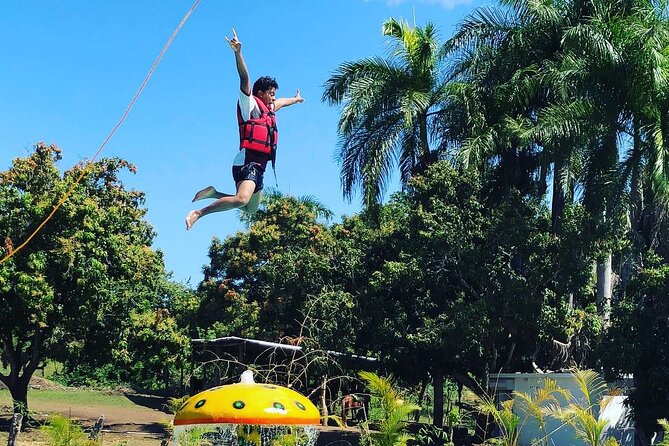 Zip N Splash Adventure plus Horseback Riding - Eight ziplines through the ranch grounds