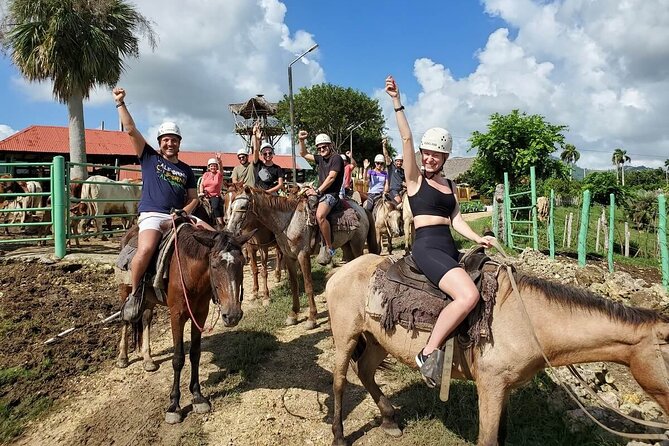 Zipline,Dune Buggy,Horse Riding - Pickup, group size, and the five-hour schedule